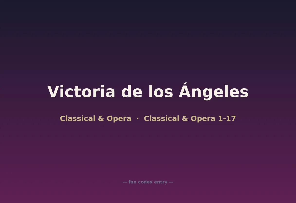 Victoria de los Ángeles