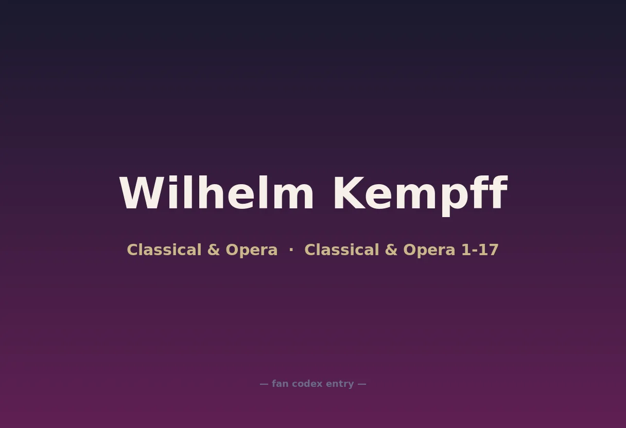 Wilhelm Kempff