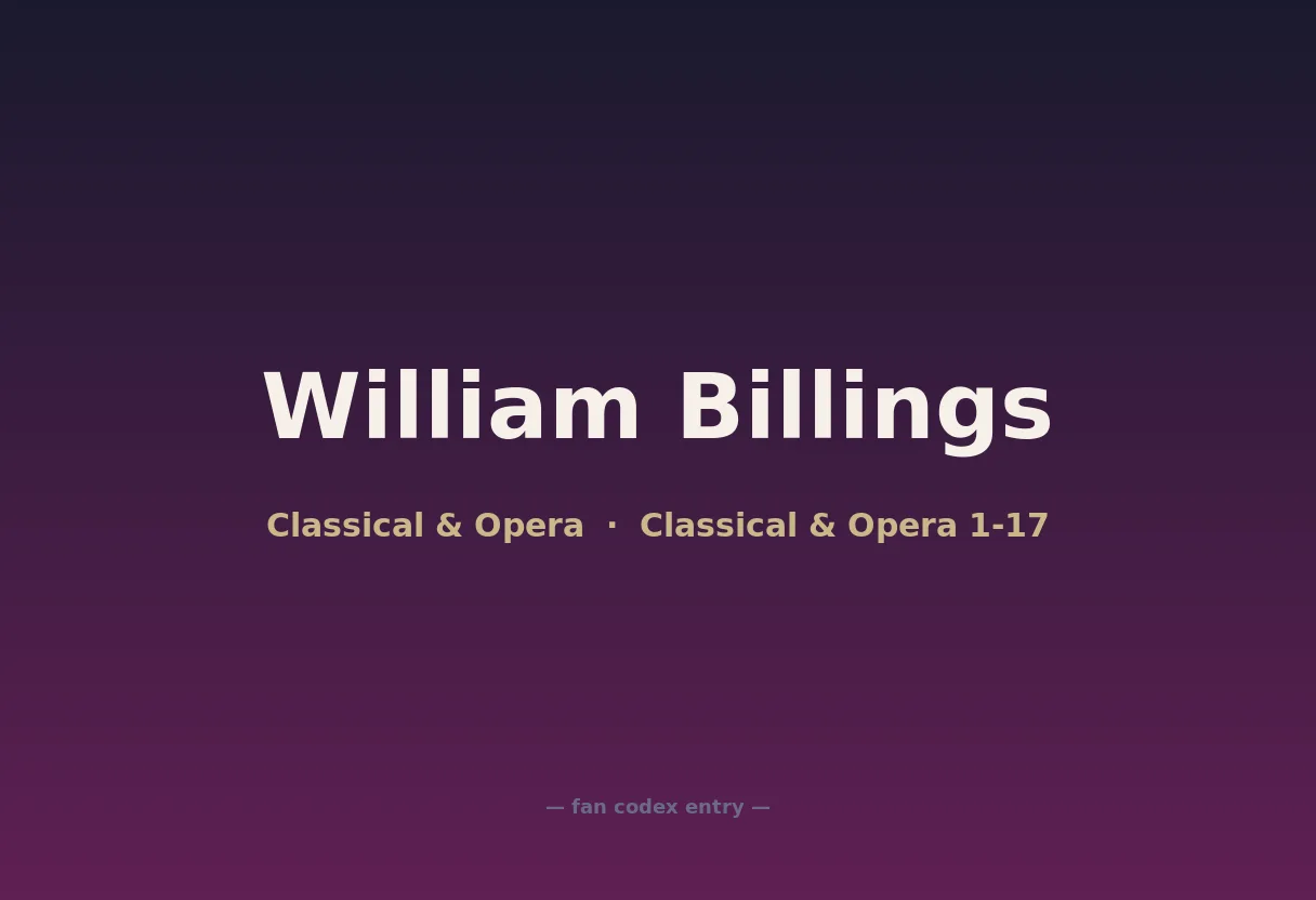 William Billings
